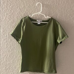 Olive Green Women's Top